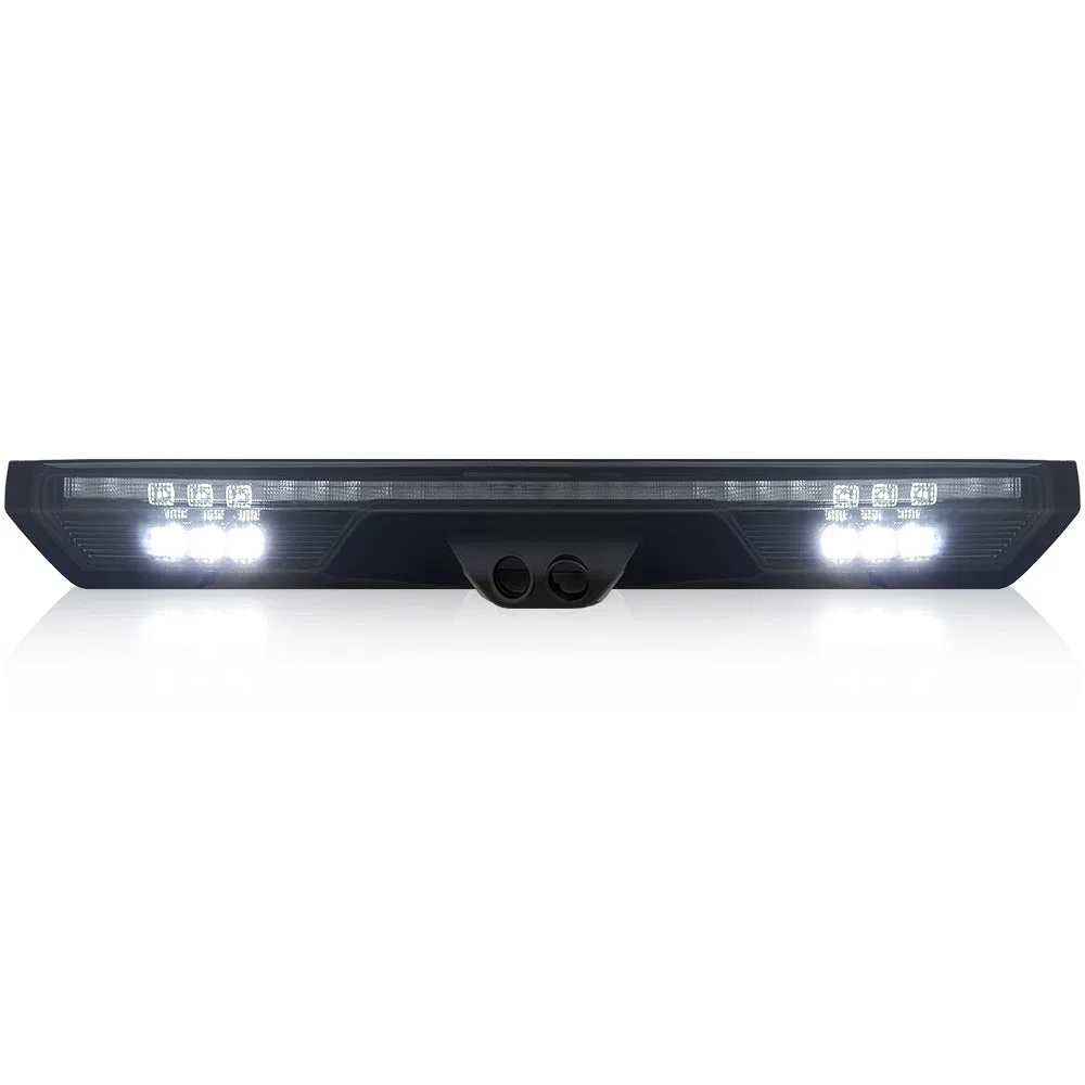 264101CAM2BK – RECON ACCESS Center High Mount Stop Light, Smoke Lens Red Brake Bulb/ CREE XML White Cargo Light LED B...